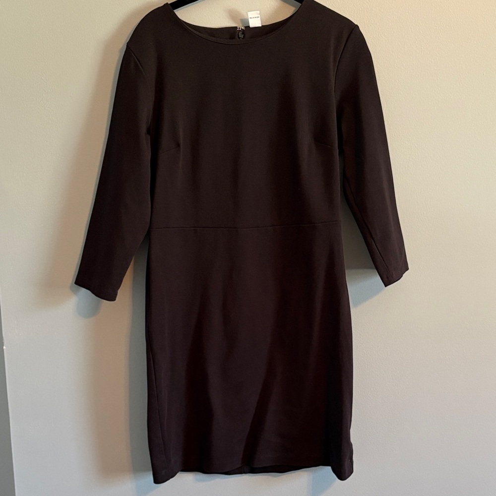 Old Navy Classic Black Long Sleeve Dress